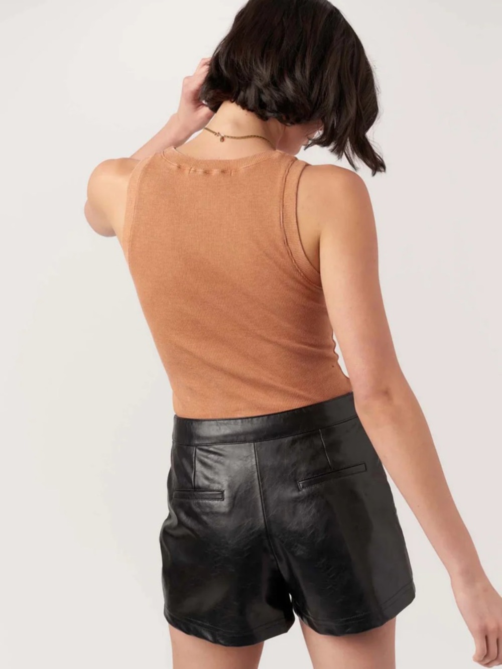Porta Seamed Burnout Rib Tank is a fitted racerback made from soft burnout rib. - Picture 6 of 9